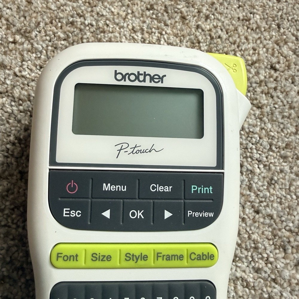 Brother P-Touch PT-H110 Portable Handheld Label Maker - Tested & Working - Picture 13 of 14